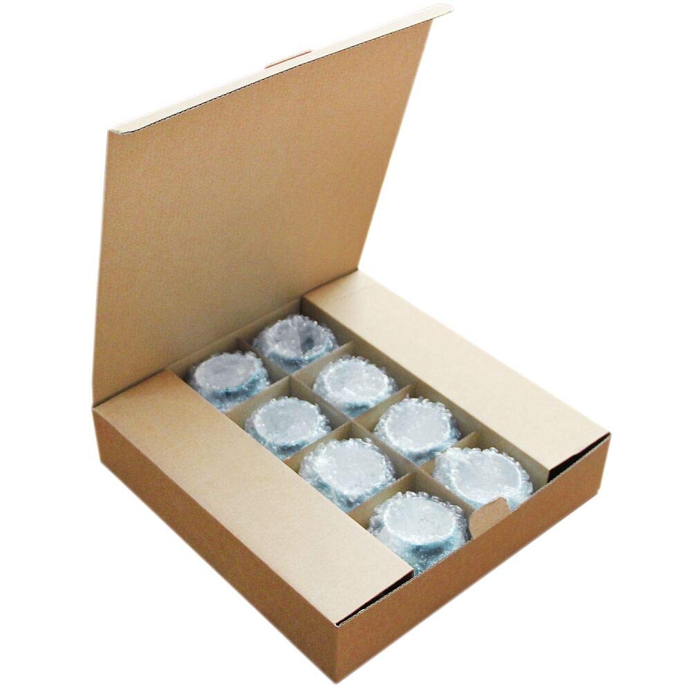 DerBlue 16Pcs Round Mercury Glass Votive Candle Holders for Wedding Centerpieces, Valentines Dinner, Garden Tub and Any Theme Events (Navy Blue)