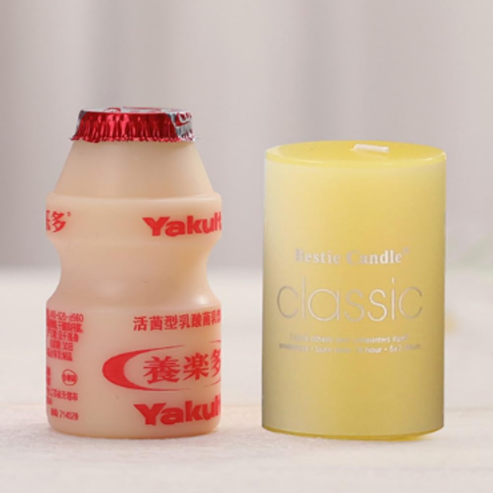 OUKEYI 8 Pack 2x3'' Hand Poured Scented Dripless Pillar Candles, Soy Candles, Non-Toxic, Smokeless, Lasting Clean Burning Candles, for Home Décor, Bathroom, Wedding Decorations ﻿, OUKEYI-100990