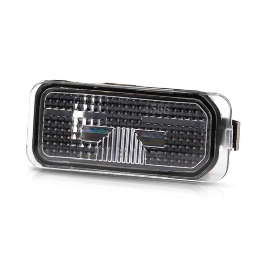 KarParts360 License Plate Light Assembly for Ford Transit-150/250/350 2015-2022, Clear Plastic, Driver/Passenger Side, Model KLX-KSI-2923395-