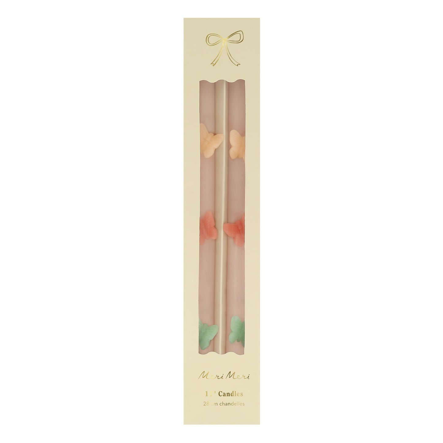 Meri Meri Tapered Candles (Pack of 2), 11.25" Tall, Unscented, Meri Meri Candles
