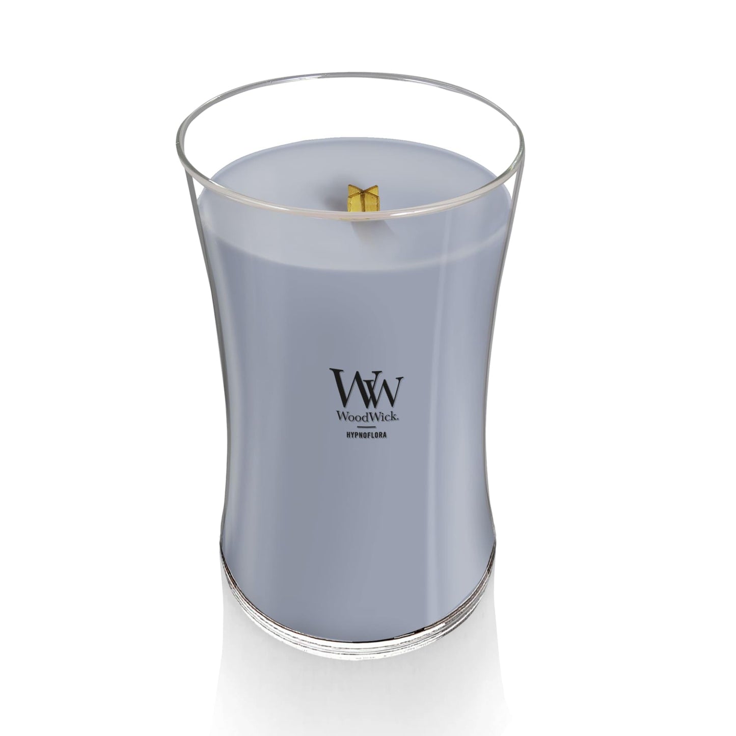 WoodWick Hypnoflora Scented Large Hourglass Candle, Crackles as it Burns, Up to 180 hrs Burn time, Perfect for Gifting or Home décor, 21oz