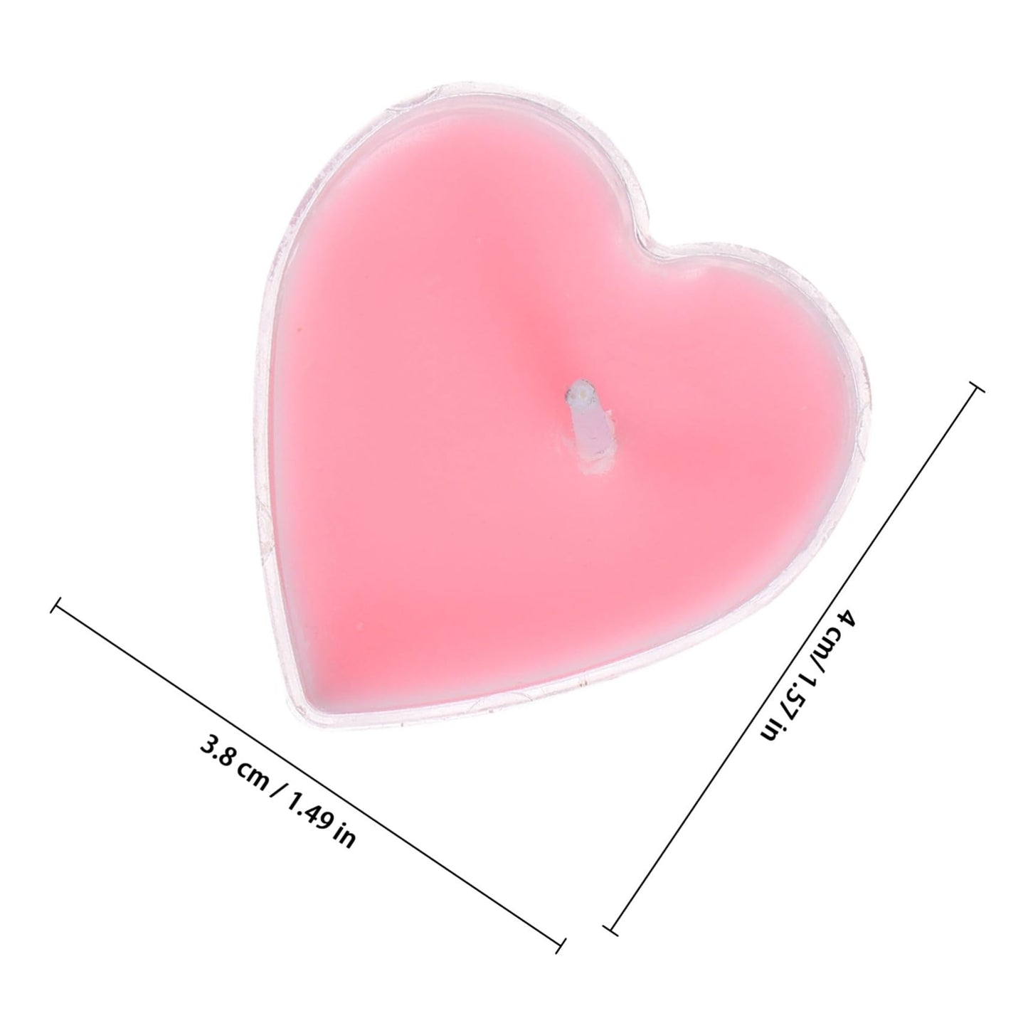 ORFOFE 9Pcs Heart Shape Tealight Candles for Proposal Romantic Valentines Day Aromatherapy Candles Smokeless Odorless Decorative Lights for Weddings Parties