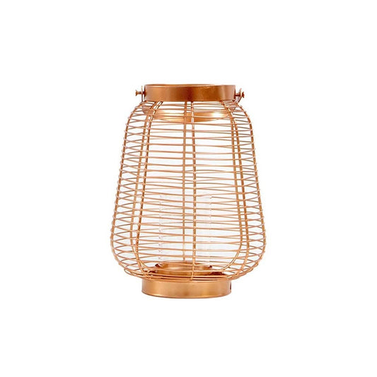Candlestick Holders Hurrican Candle Holder, Decorative Metal Wire Hollow Candle Lantern, Vintage Tabletop Candlestick for Wedding,Parties,Home Decor Candle Holders (Color : A)
