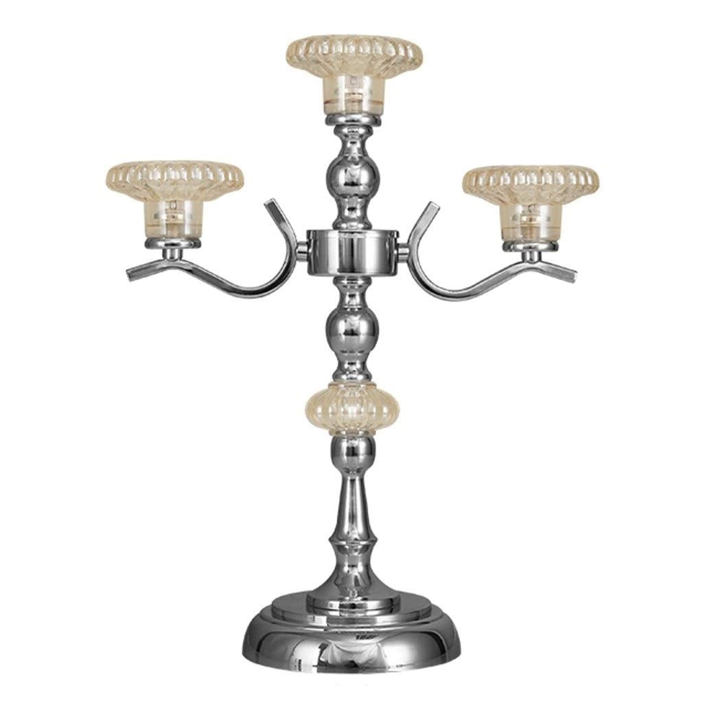 XILIN-1987 Candle Holderss Crystal Candlestick Living Room Porch Restaurant Study Decoration Desktop Candle Holder Decorative Candlestick (Size : B)