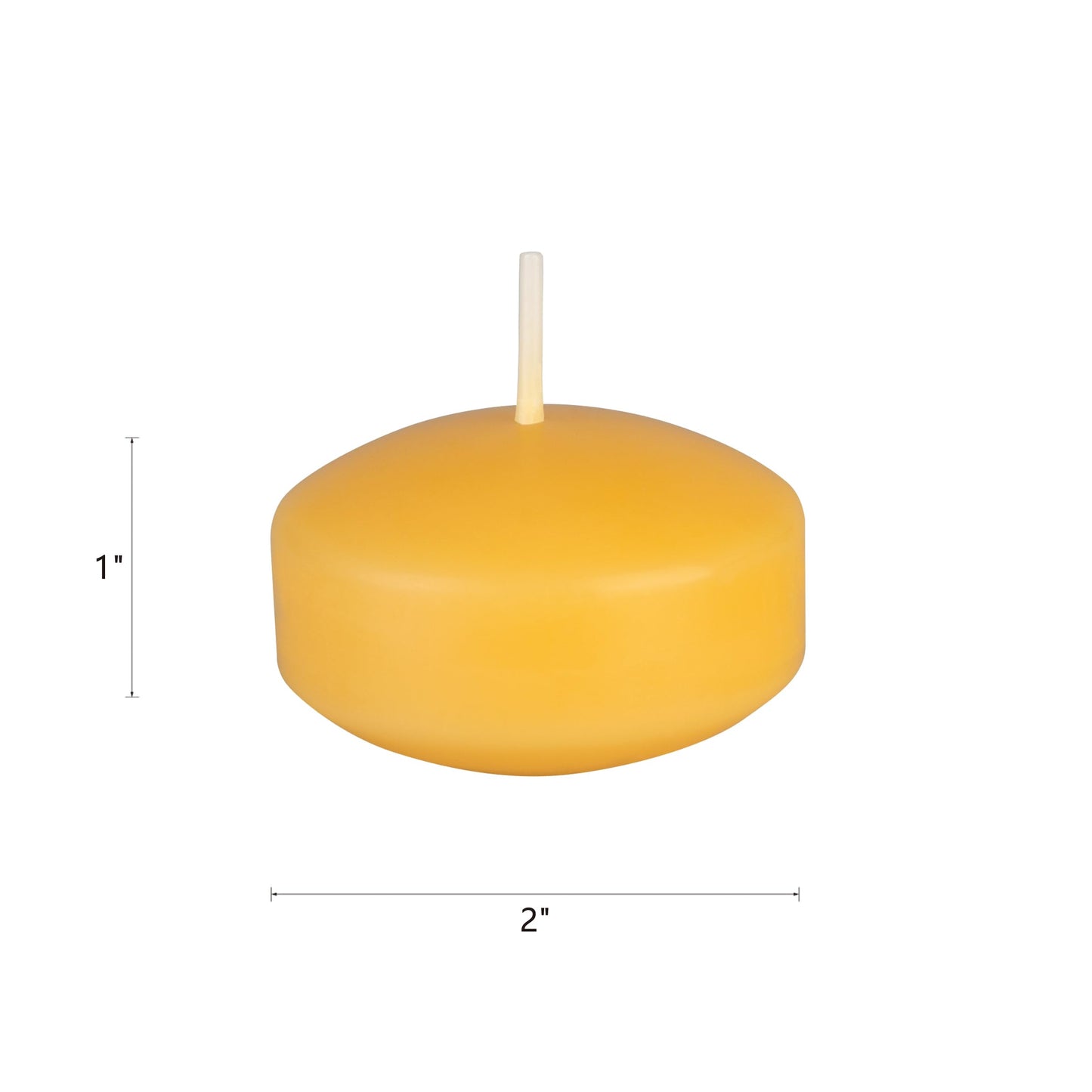 Mega Candles 12 pcs Scented Citronella Floating Candles, Hand Poured Wax Candle 2 Inch Diameter, Indoor & Outdoor Use, Camping, Festivities, Events, Party Usage, Patio, Barbecue BBQ, Picnics
