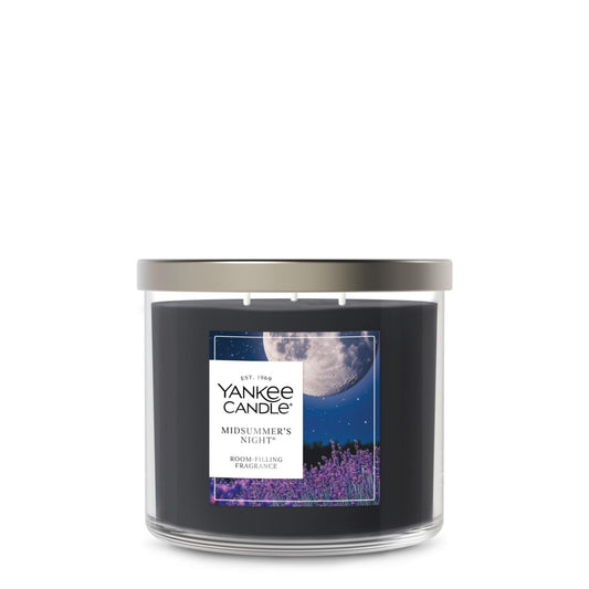 Yankee Candle Mid Summer's Night Scented Candle, 14.5oz 3-Wick Candle Jar with up to 40 Hours Burn Time, Giftable