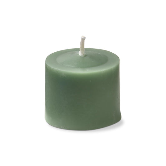 tag Color Studio Votive Candles Set of 12 Hunter Green Smokeless Paraffin Wax Burn Time 5 Hrs. Votive Hunter Green