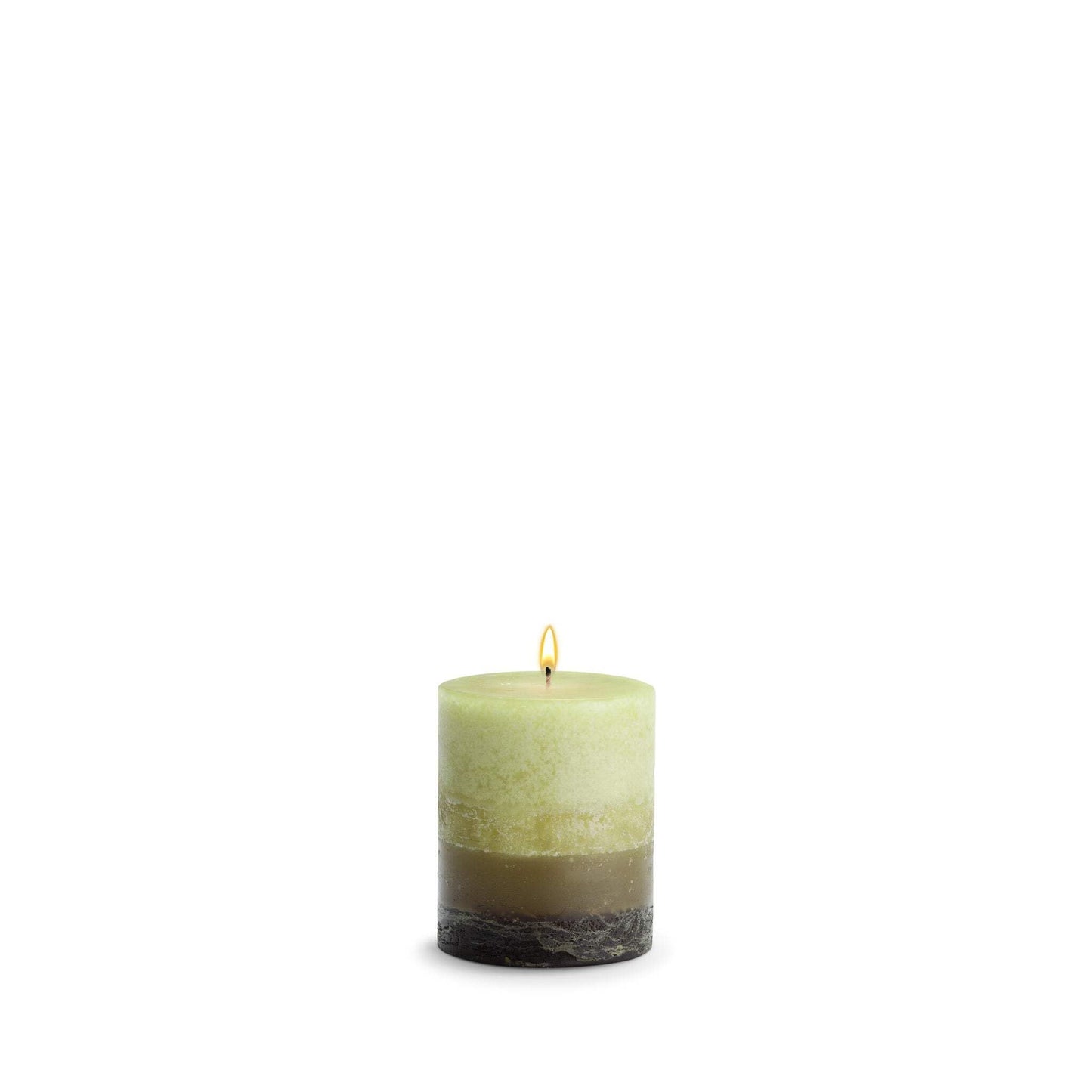3x3 Scented Pillar Candle – Lotus, Soft Floral & Clean Spa Fragrance, Clean Burn Decorative Pillar Candle for Home Décor, Relaxation & Gifting
