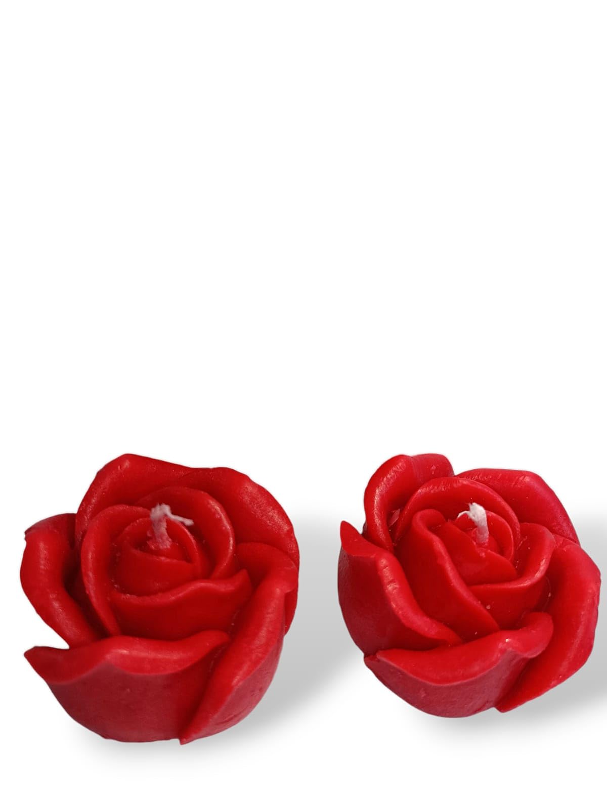 SKP Decor Rose Tower and Rose Candle Set |1 Tower and 2 Red Roses Soy Wax Hand Poured Romantic Red Roses Anniversary & Gifting 20 X 11 cm
