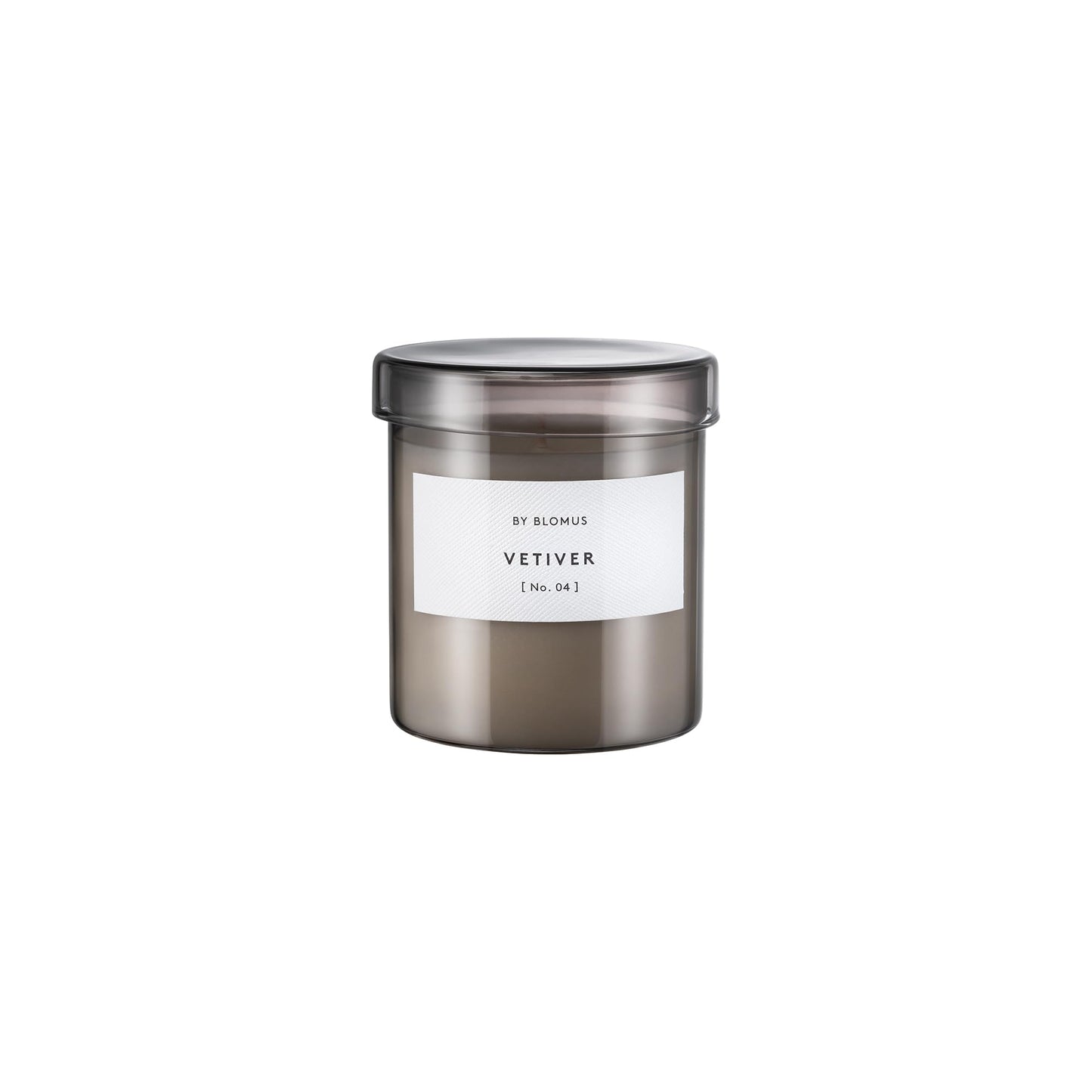 VALOA Scented Candle in Glass Container - Vetiver Fragrance - Large