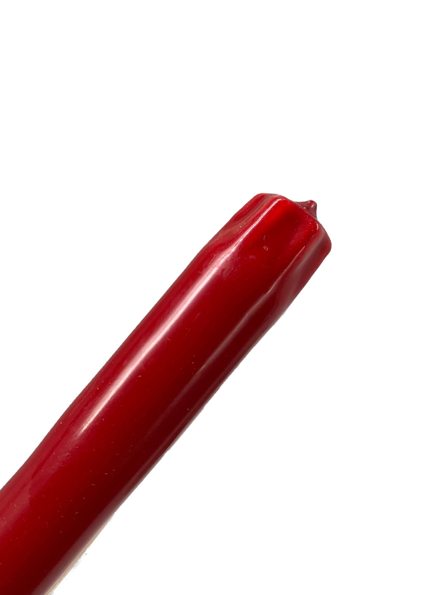D'light Online Elegant 10" Unscented Pomegranate Red Taper Candles, Premium Quality Hand-Dipped Tapered Candles, Dripless and Smokeless - Set of 12 Individually Wrapped (10 Inch, Pomegranate)