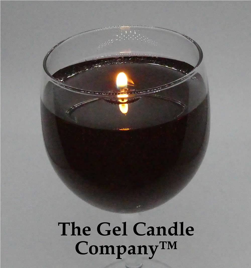 7 Ozs. Merlot Scented Wine Candle in Glass in Clear Gift Box 100+ Hours Made in USA by The Gel Candle Company
