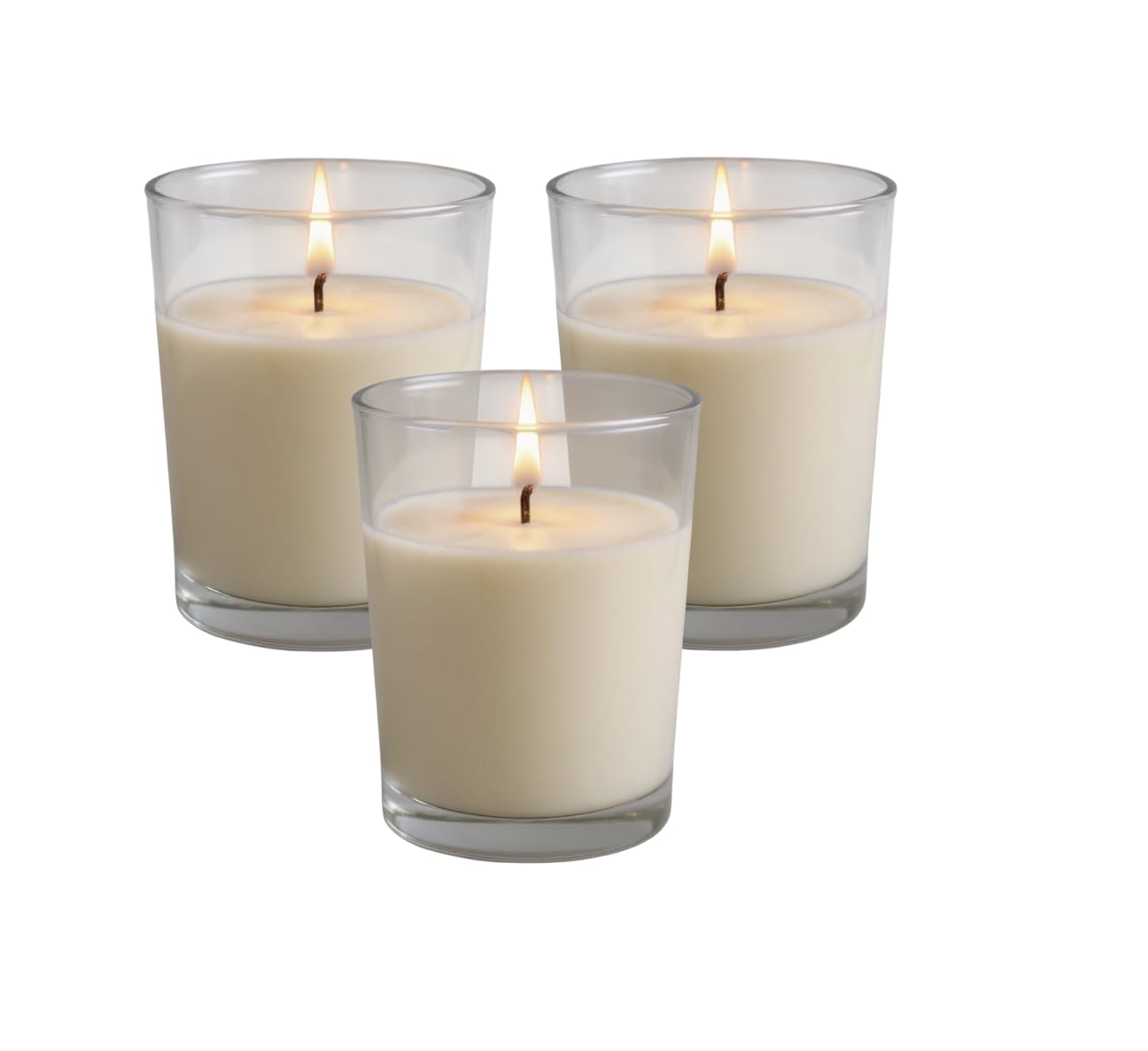 Mister Candle – Set of 9 Jasmine Scented Votive Candles in Glass Holders, Hand Poured Soy Wax, 10 Hour Burn Time, Aromatherapy Candles for Spa, Weddings, Parties, Gifts