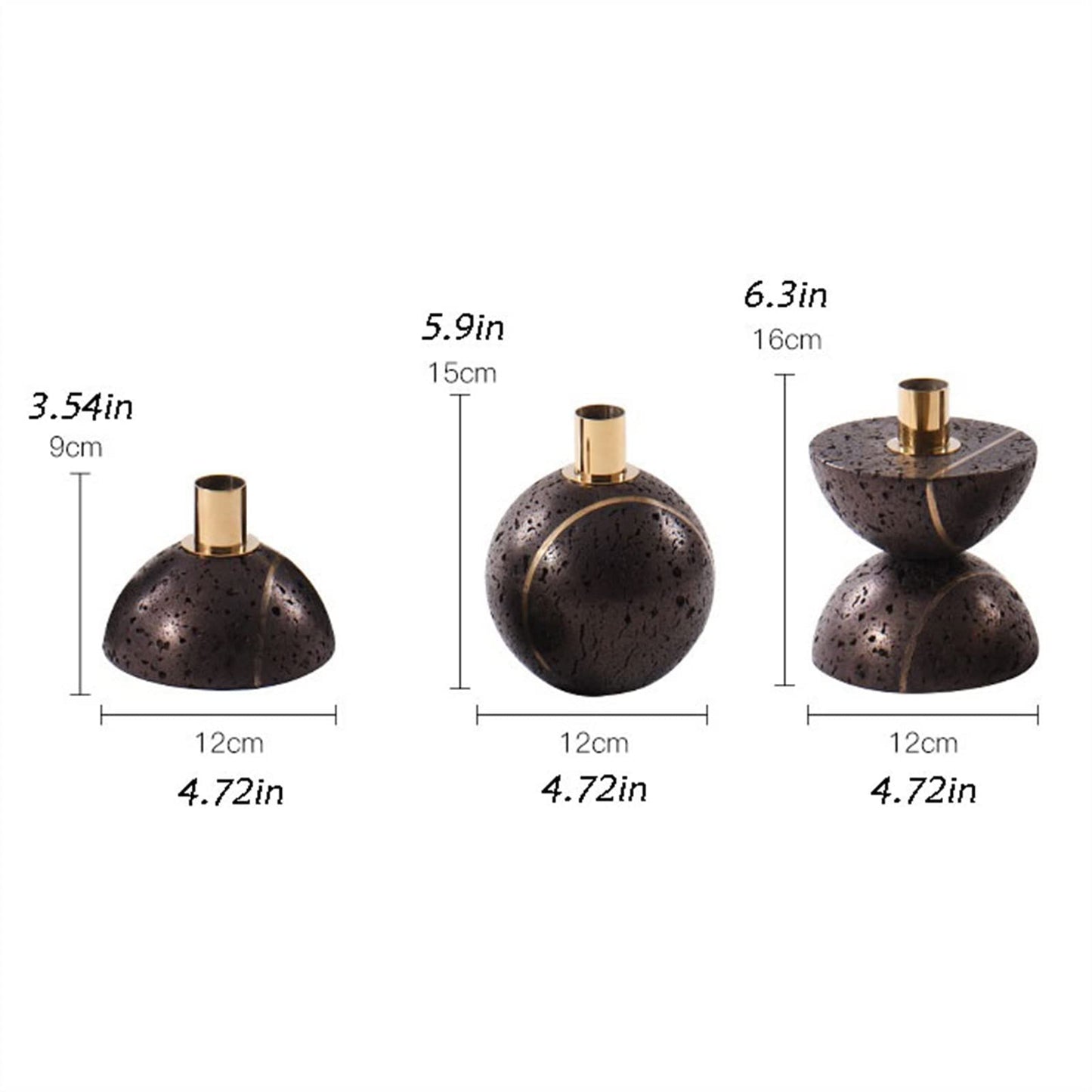 Candlestick Holders Modern Luxury Marble Candlestick Interior Decoration Table Center Decoration Party Decoration Fashion Ornaments Candle Holders