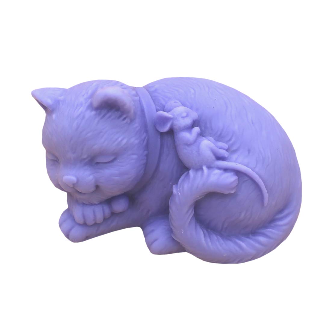 3D Cat Mouse Silicone Soap Molds Soap Molds for Soap Making Silicon Molds for Soaps DIY Craft Handmade Soap Candle Plaster Resin Mould (11016)