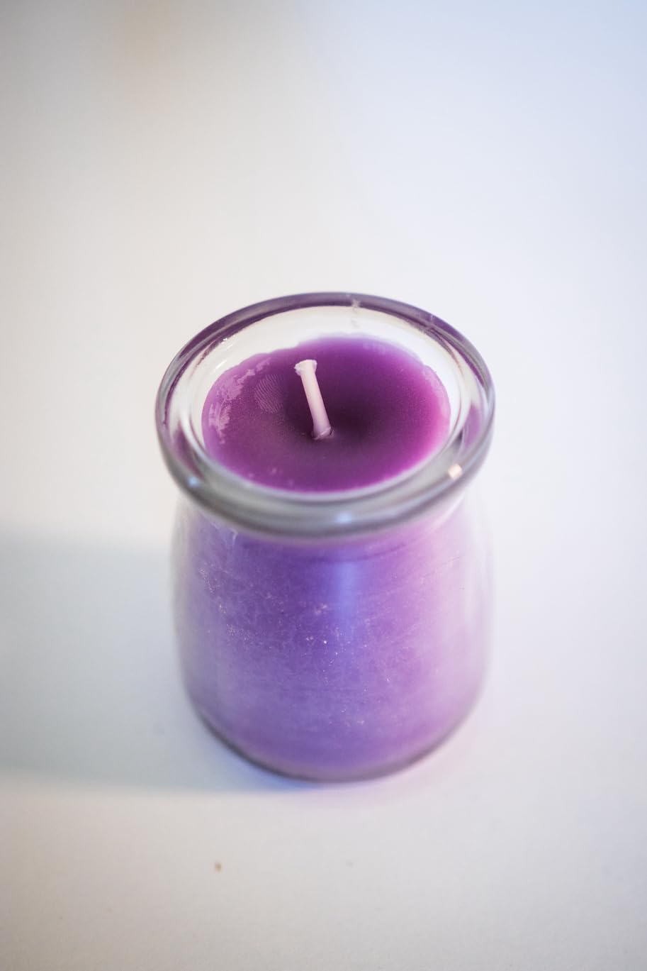 BeeTheLight Beeswax Jar Candle with Cork Lid - Lavender Aromatherapy Candle - 20 Hours Burn Time - All Natural 100% Pure Beeswax Candle - Handmade Decorative Jar Candle