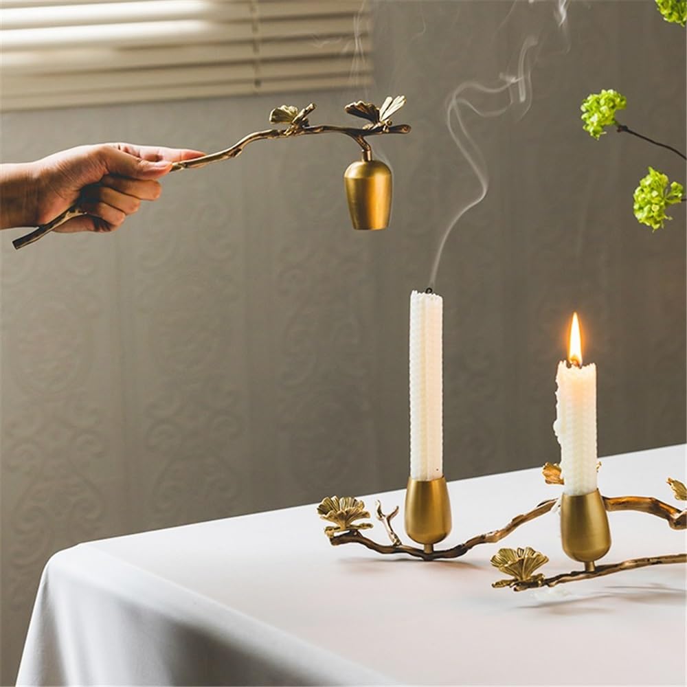 cfycfy987 Candelabra Light Luxury Romantic Brass Candle Holder Retro Decorative Double-Headed Candlestick Ornaments Candle Sticks Holder