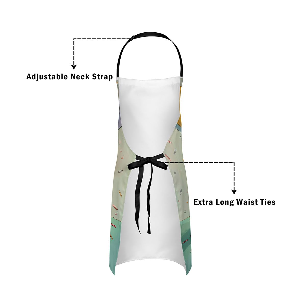 Erosebridal Cute Beaver Apron, Wild Animal Waterproof Apron For Cooking Kitchen Baking Gardening, Wildlife Kitchen Aprons, Happy Birthday Cake Candle Balloon Cooking Aprons