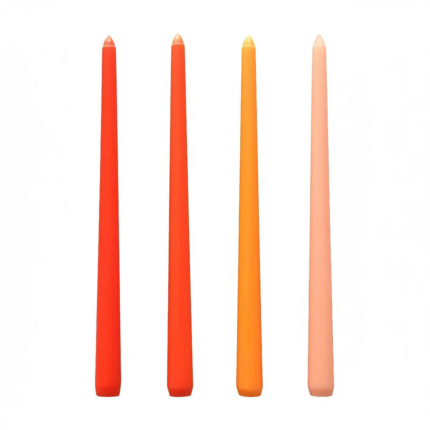 LSXHASGLD 12 Inch Taper Candles, Set of 4, Unscented Smokeless Long Tapered Candle for Wedding Home Decor Christmas