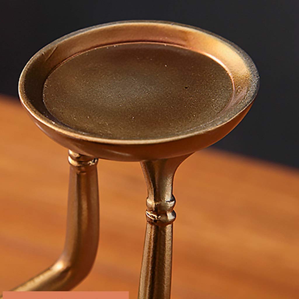 XILIN-1987 Candle Holderss Creative Candle Holder Living Room Table Decoration Candlelight Dinner Props Candle Holder Decorative Candlestick (Size : A)
