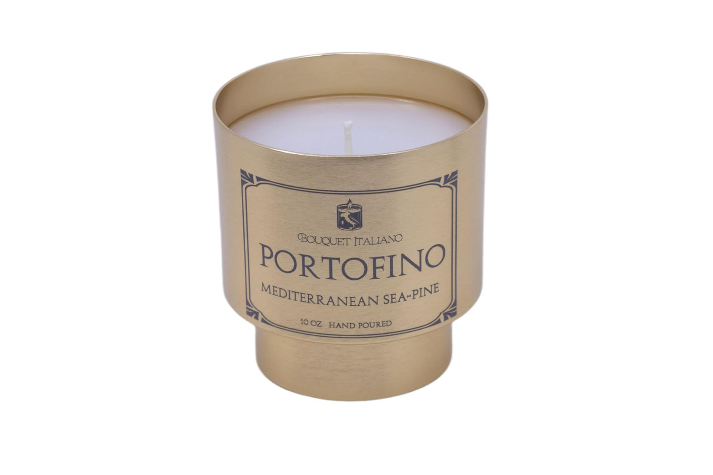 Portofino Luxury Wax Scented Candle Lemon Zest Sea Ozone Pine Aromatherapy Candle for Relaxation Home Decor & Gift Giving with Jasmine Marine Waters & Coastal Musk