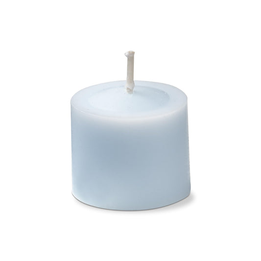 tag Color Studio Votive Candles Set of 12 Blue Denim Smokeless Paraffin Wax Burn Time 5 Hrs. Votive Blue