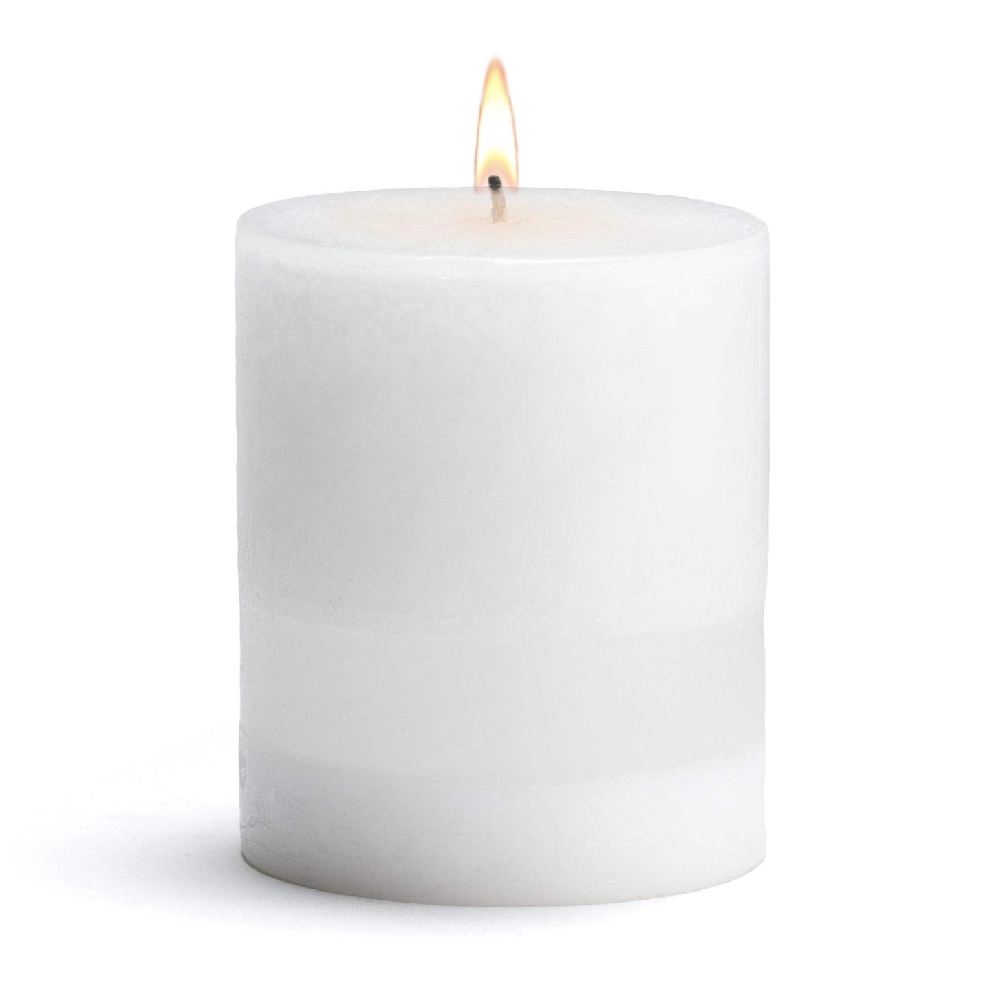 3x3 Scented Pillar Candle – White Tea & Ginger Root, Fresh Clean Fragrance with Warm Spice Notes, Clean Burn Decorative Pillar Candle for Home Décor & Gifting