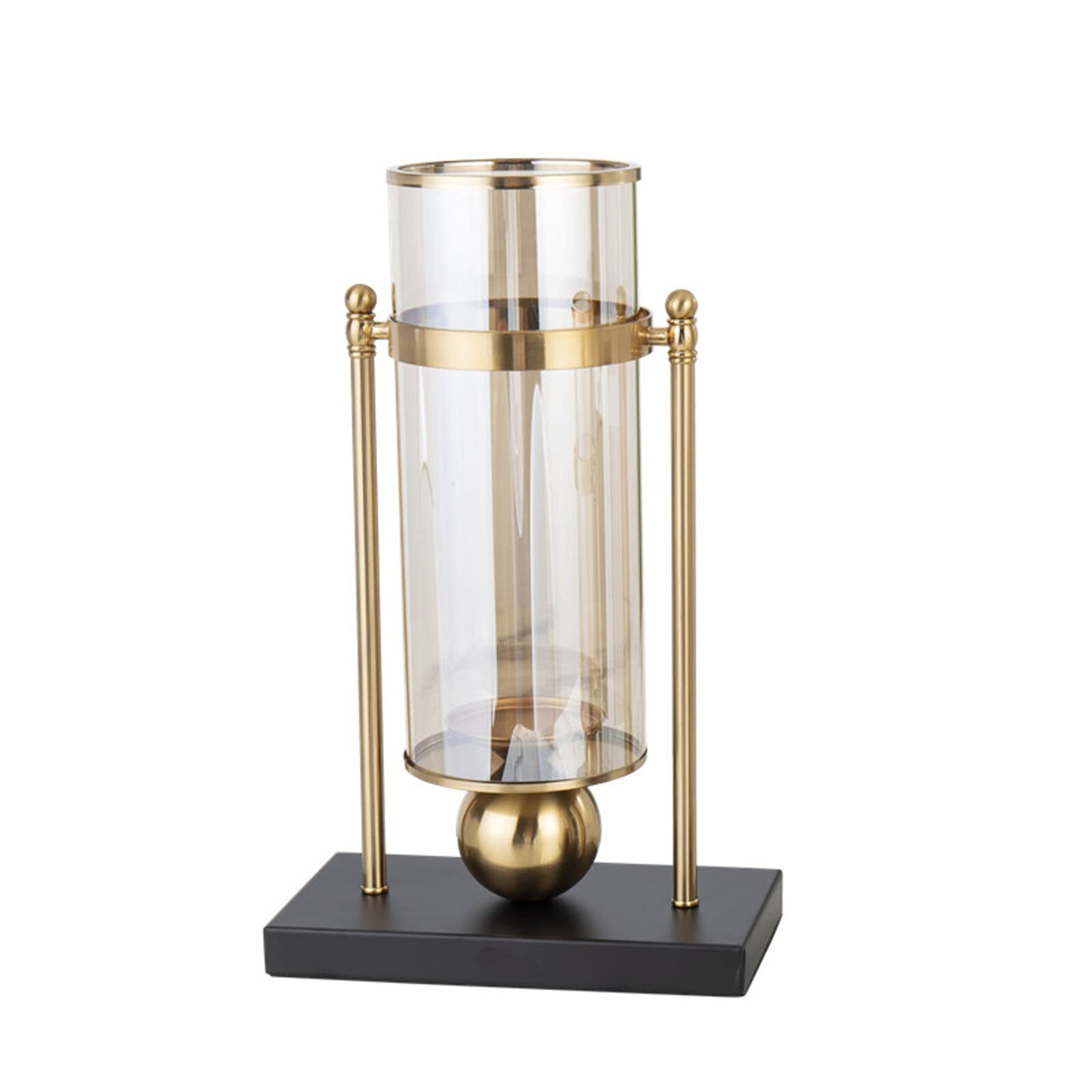 Crystal Centerpiece Classic Candlesticks Candle Holder Luxurious Candlestick Holder Exquisite Candlelight Dinner Ornaments for Indoor House Decor Coffee Table Centerpeices Wedding-A H44xl26cm