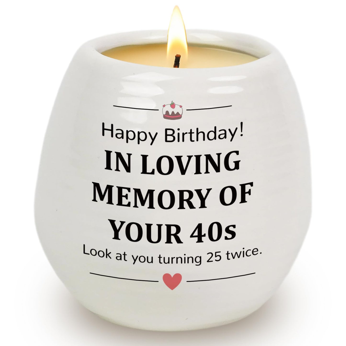 50th Birthday Gifts for Women - 18Oz Lavender Scented Soy Wax Candles, 1976 & 50 Year Old Gifts for Women Men Wife Her Sister Friend Mom, Happy Candles for 50th Birthday Decorations