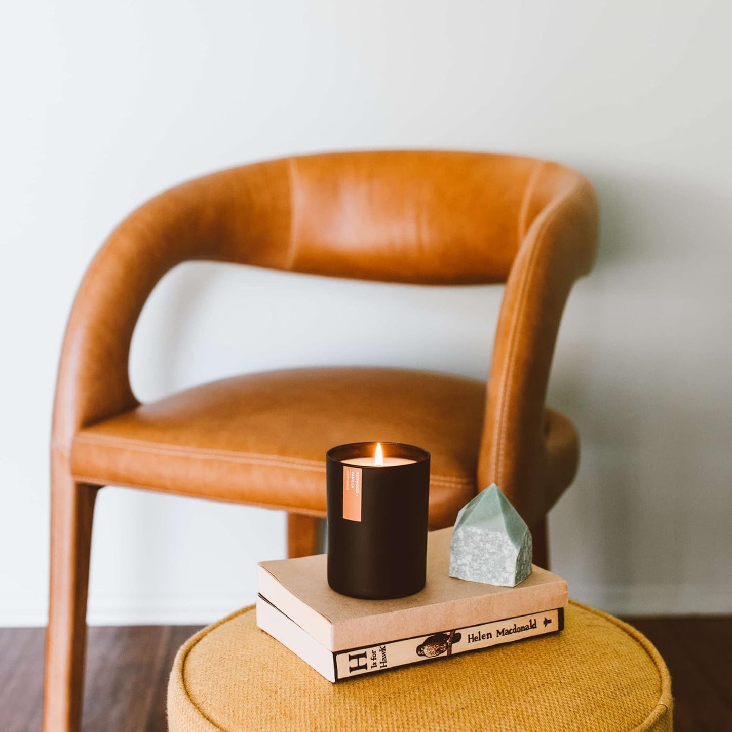 Calyan Wax Co. Palo Santo & Cypress Scented Candle - 75 Hour Burn - Luxury Clean Soy Wax Candles - Long Lasting Black Tumbler Jar Candle for Home - 10.2oz