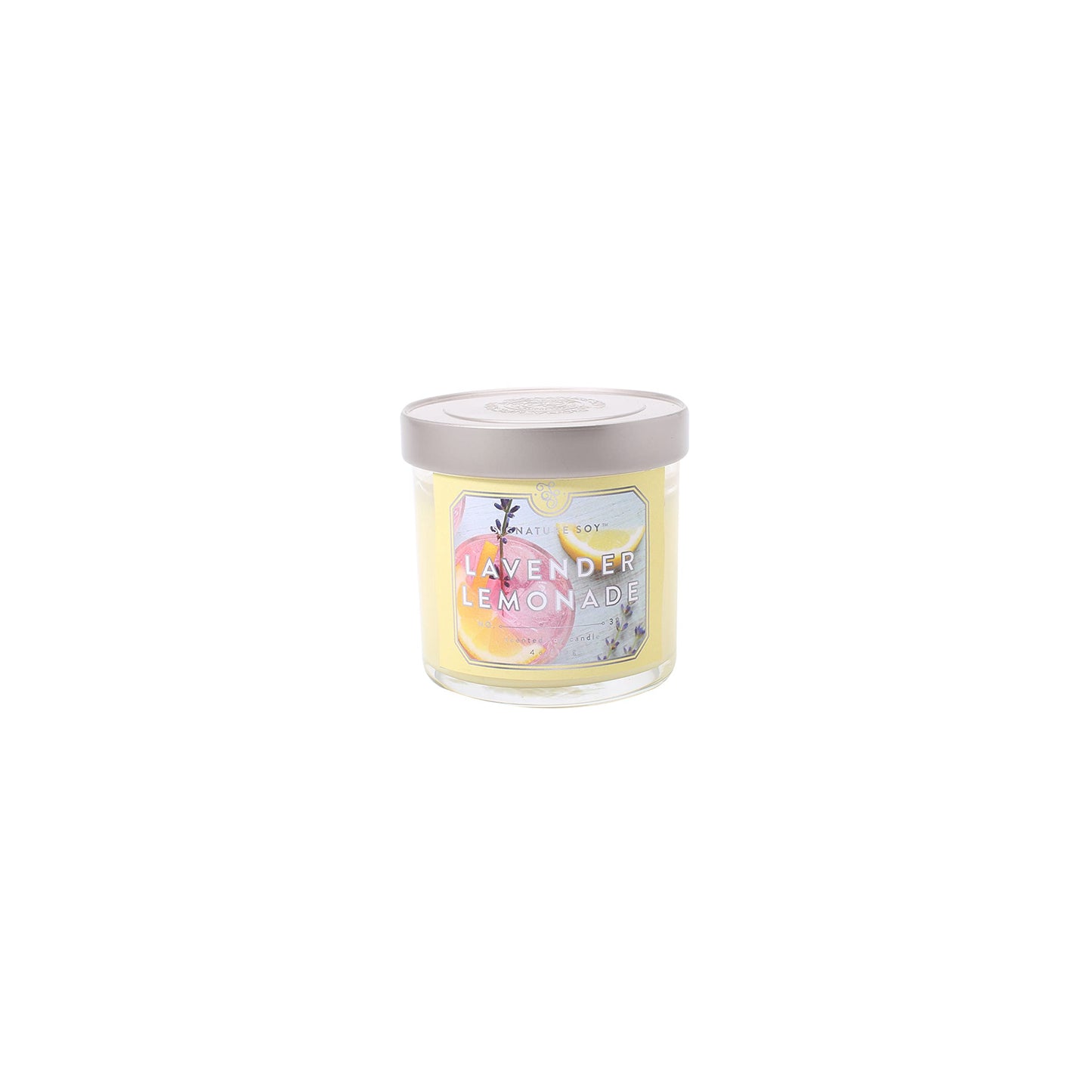 Signature Soy Lidded Lavender Lemonade Scented Candle