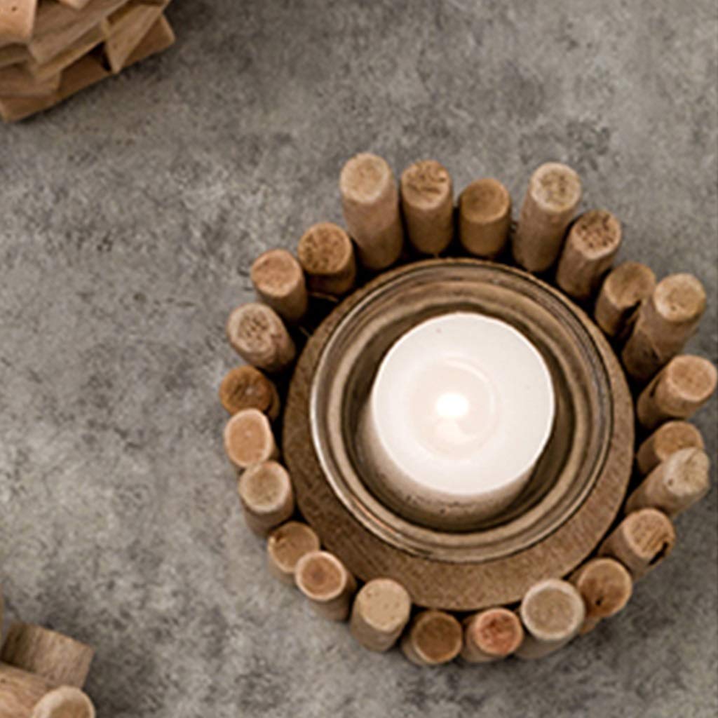 XILIN-1987 Candle Holderss Creative Candlestick Romantic Dinner Desktop Decoration Living Room Bedroom Decoration Candlestick Decorative Candlestick
