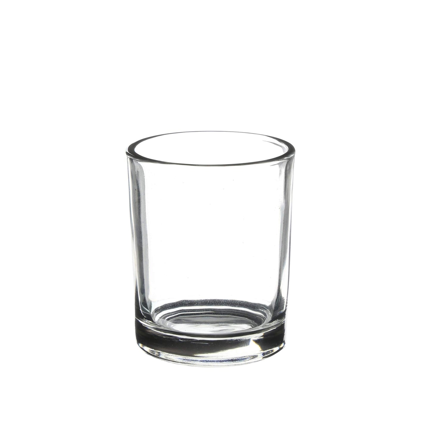WGV Tea Light Votive Candle Holder 2x2.4, Clear Tiny Utility Cylinder Glass Vase, Small Planter Terrarium for Home Accent Decor, 24 Pieces