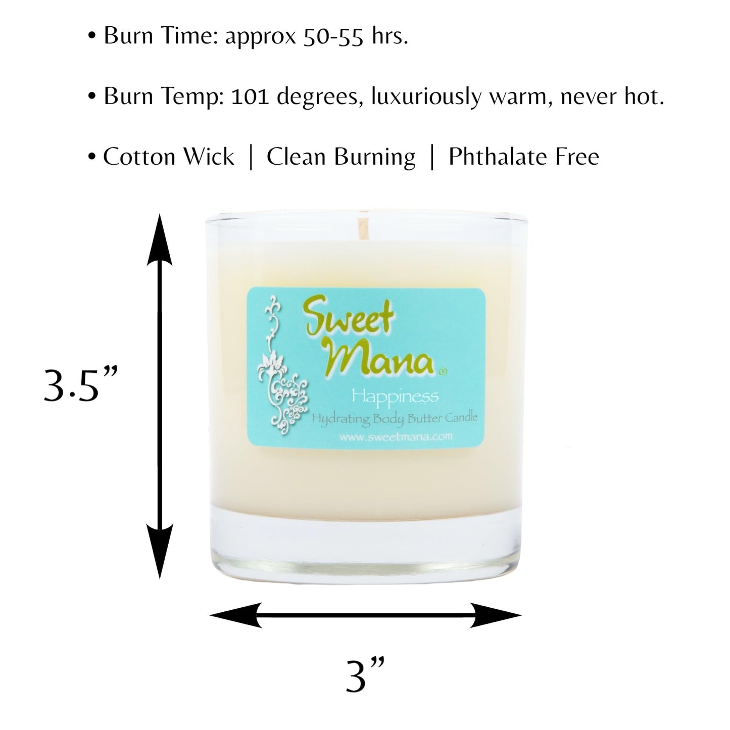 Dream Lotion Candle | Lavender + Frankincense + Myrrh | Massage Candle | Luxury Soy Candle | Aromatherapy Candle | Body Butter | Hand Poured in USA | 9 oz. | Sweet Mana