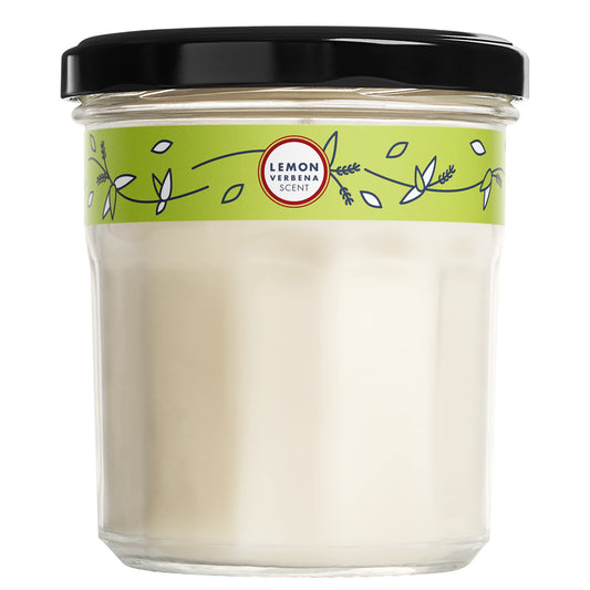MRS. MEYER'S CLEAN DAY Scented Soy Aromatherapy Candle, 35 Hour Burn Time, Made with Soy Wax, Lemon Verbena, 7.2 oz