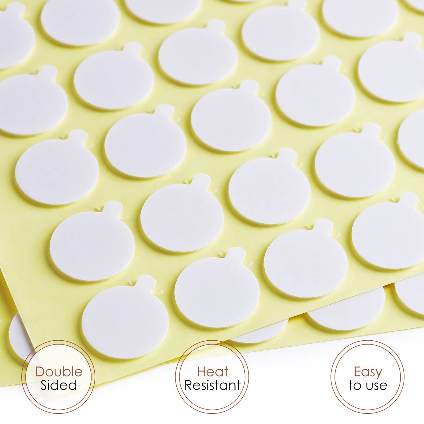 Hearth and Harbor Candle Wicks for Candle Making and Adhesive Candle Wick Stickers, 100 6-Inch Cotton Wicks + 100 Double-Sided Heat Resistant Candle Stickers