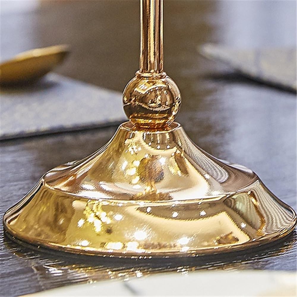 cfycfy987 Candelabra Household Crystal Candle Holder Decorative Candlestick for Home Decor, Wedding, Dinning, Party, Anniversary Candle Sticks Holder(Small)