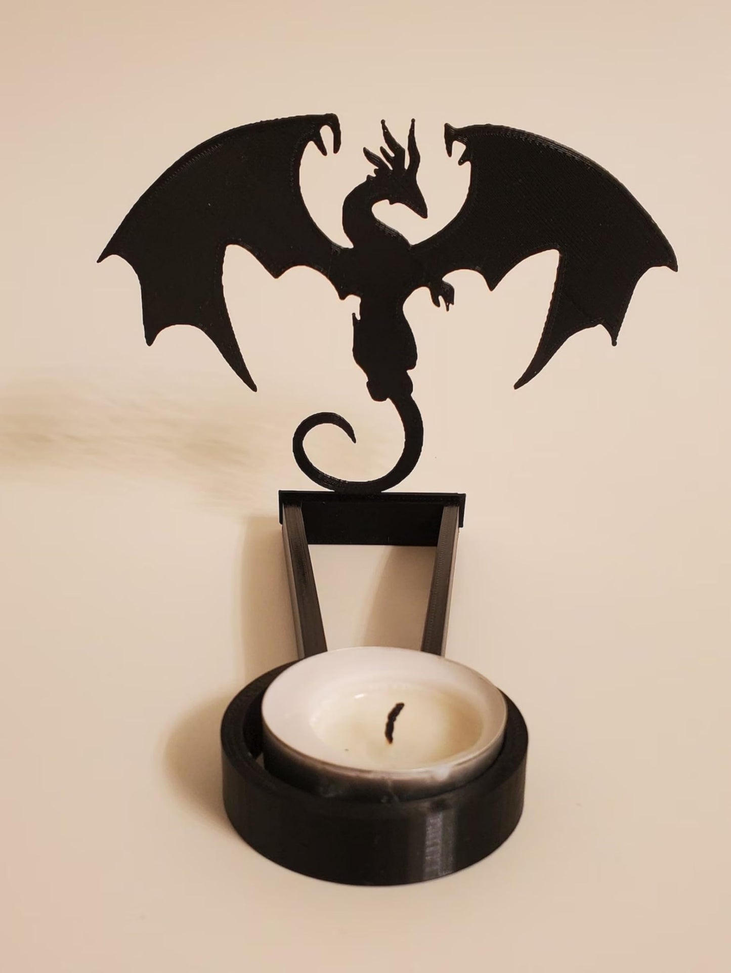 2024 New Tealight Shadow Caster, Halloween Tea Light Holder, Witch Halloween Tealight Shadow Caster, Demon Halloween Tealight Shadow Caster for Home Party Scary Candle Stands Table Decor