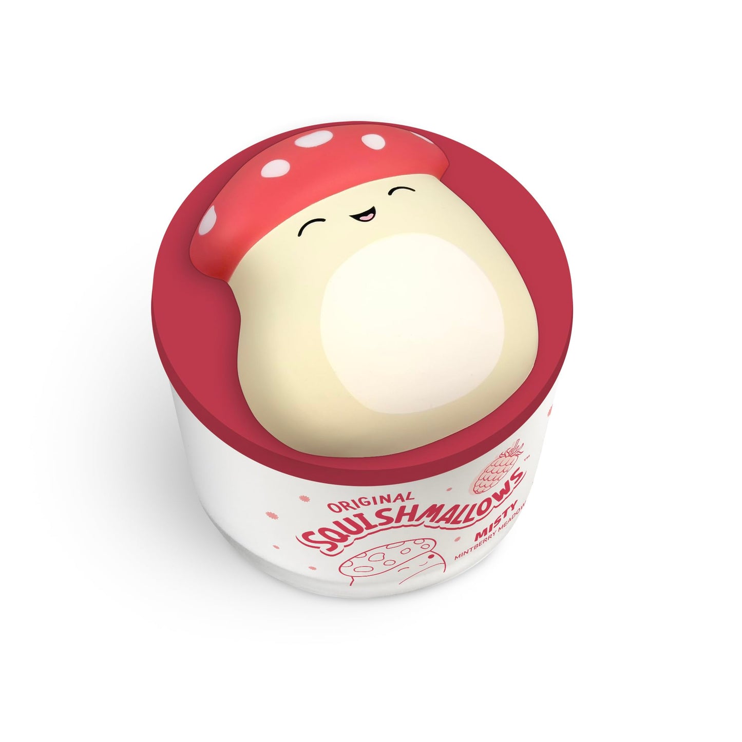 Studio Oh! x Squishmallows Scented Candle, Malcolm Misty Mintberry Meadow Berries & Spearmint, 12 oz, Reusable Jar, Scented Candles for Home, Relaxing Calming Candle