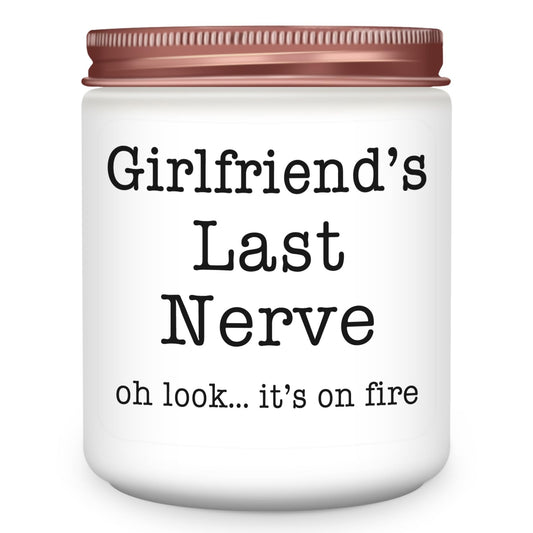 Homsolver Gifts for Girlfriend from Boyfriend, Valentines Birthday Mothers Christmas Anniversary Day Gifts for Girlfriend Fiancee, Romantic Scented Candles