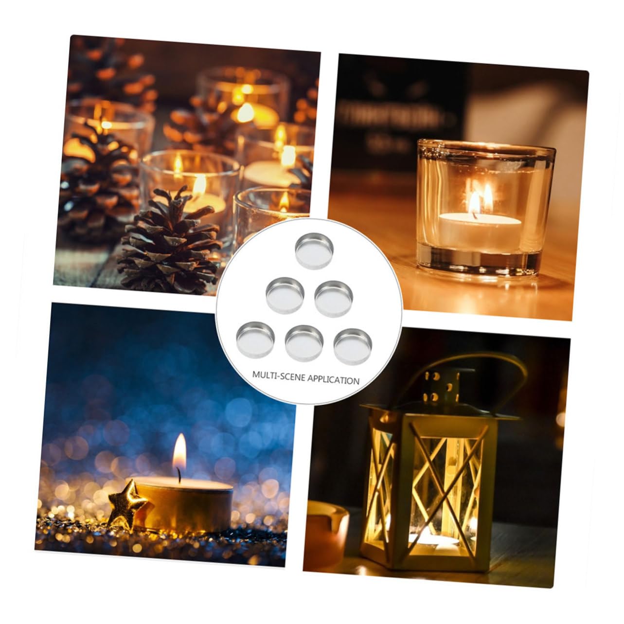 IMIKEYA 20pcs Candle Cup Empty Tealight Cups Gold Candles Holder Empty Wax Containers Tealight Candle Stand Scented Candles Holder Wax Melt Container Decor for Home Aluminum Grace Crafts