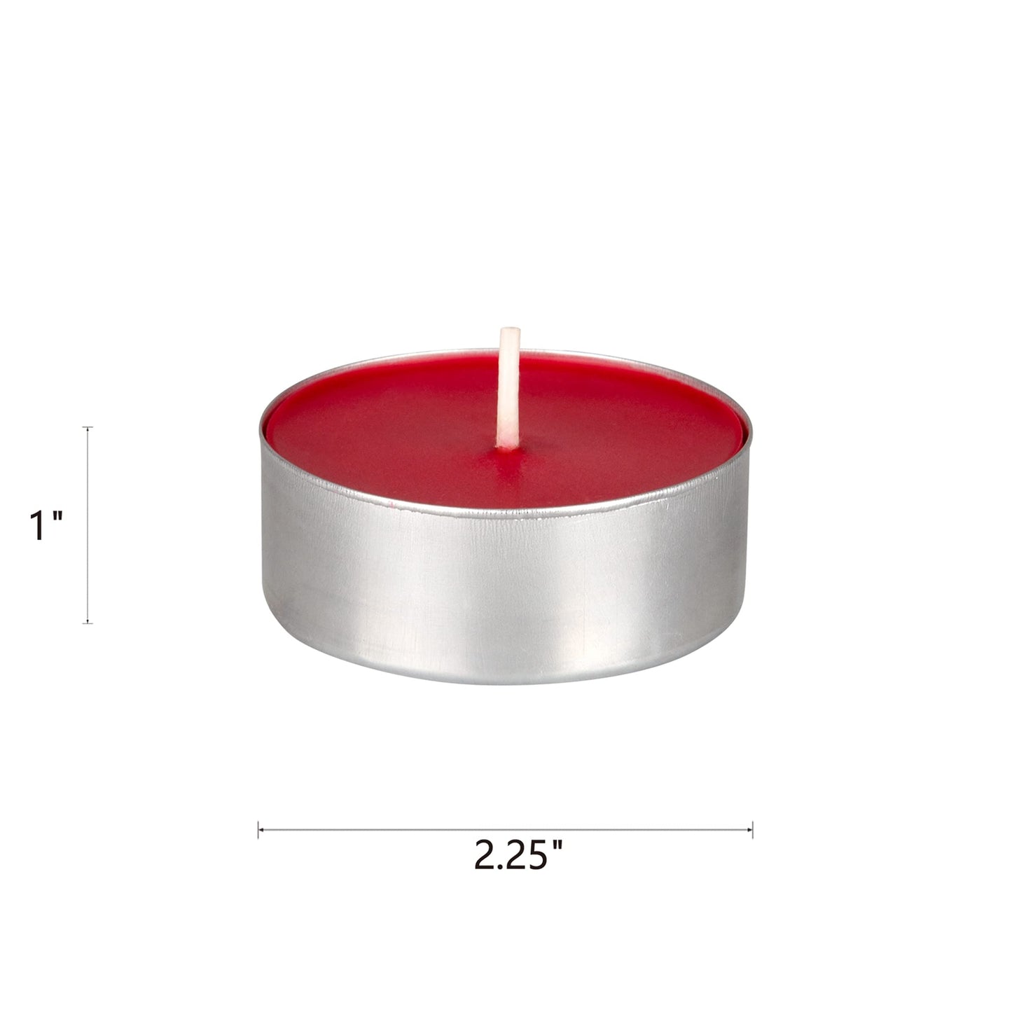 Mega Candles 12 pcs Unscented Oversize Red Tea Lights Candles, Pressed Wax Candle 12 Hour Burn Time, Home Décor, Wedding Receptions, Occasions, Events, Meditations, Tranquility, Spa