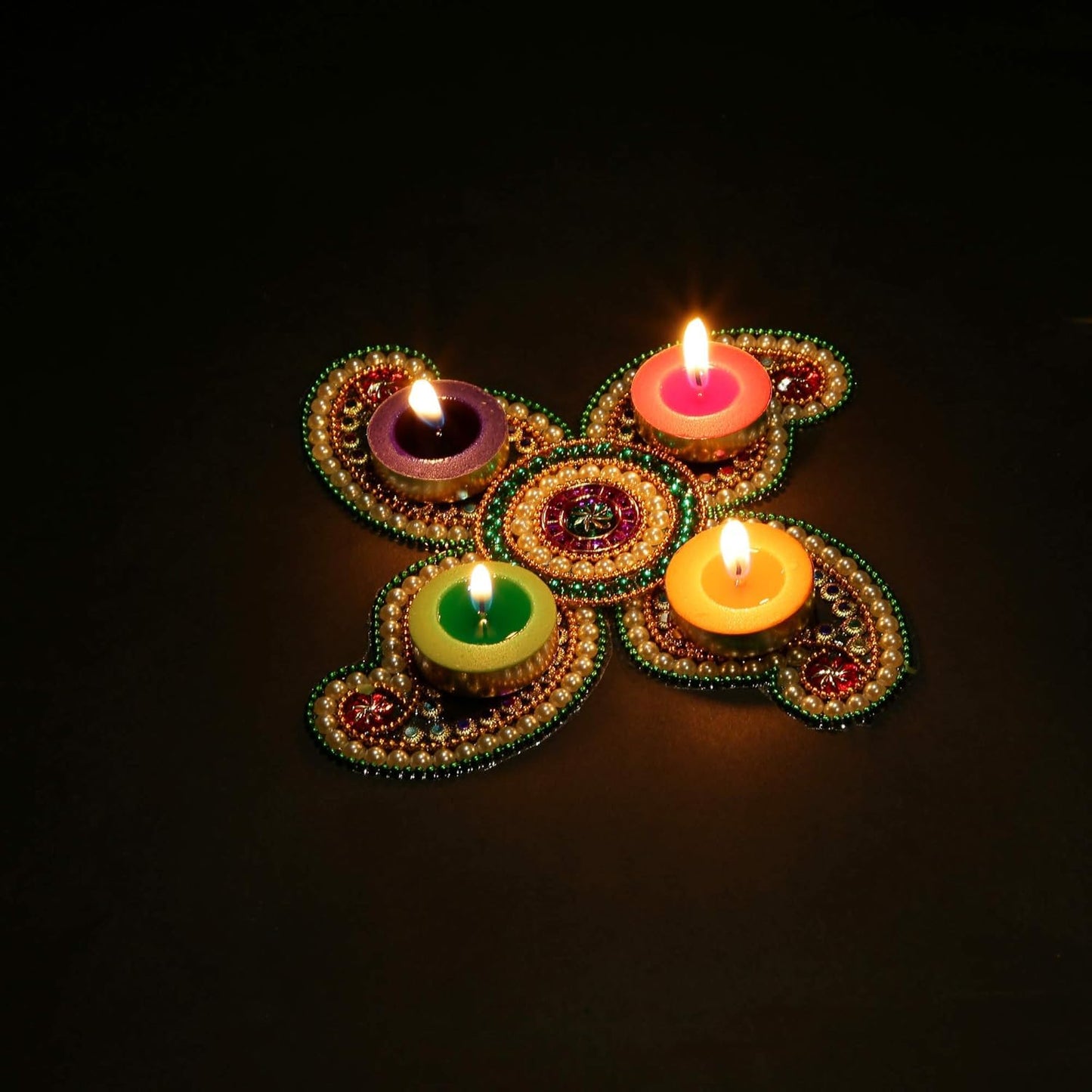 Wax Unscented Tealight Candles Pack of 100 for Diwali Decoration | Long Burning | Smokeless | Candles for Home Decor, Offices, Dining & Special Occasions (Pack of 75 White)