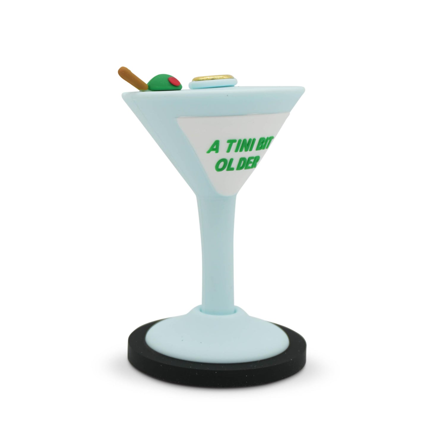 GOOFBALLS Funny Birthday Candle Holder – Humorous Party Decoration & Gag Gift – Quirky Cake Topper for Adults & Friends - Martini