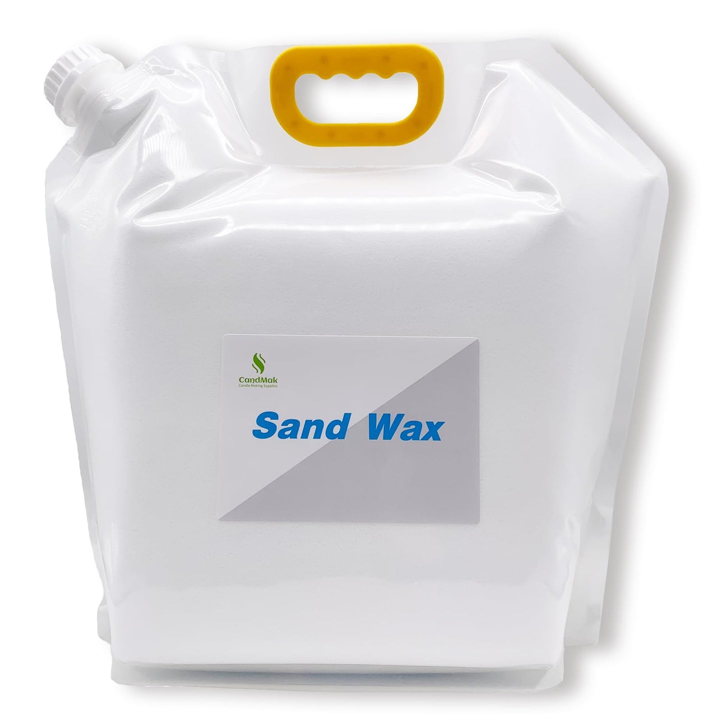 CandMak Candle Sand Wax, Pearled Candle with 100 Wicks for Sand Candle Making (10 lbs)