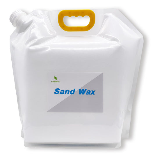 CandMak Candle Sand Wax, Pearled Candle with 100 Wicks for Sand Candle Making (10 lbs)