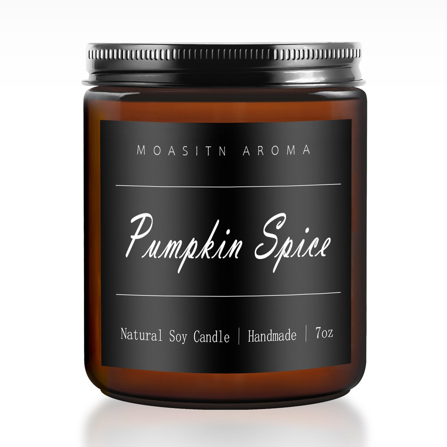 MOASITN Pumpkin Spice Heavenly Scented Candles for Home| Natural Soy Fall Candle| Handmade Long Lasting Aromatherapy Candle| Jar Candel for Women,Men as Halloween,Birthday,Relaxing Gifts| 7oz
