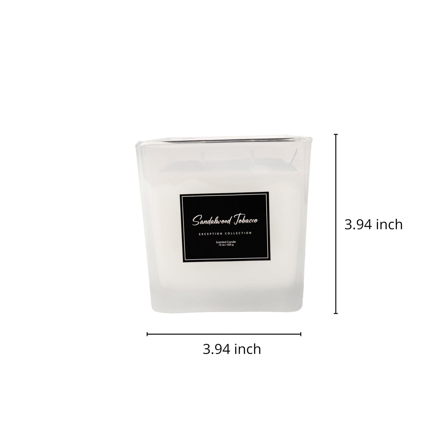 Signature Scented Candle 15oz – CW Studio Color Glass Jar — Hand-Poured Soy & Paraffin Wax – Clean Burn, Smokeless, Up to 30 Hours, Home Decor & Gift Giving
