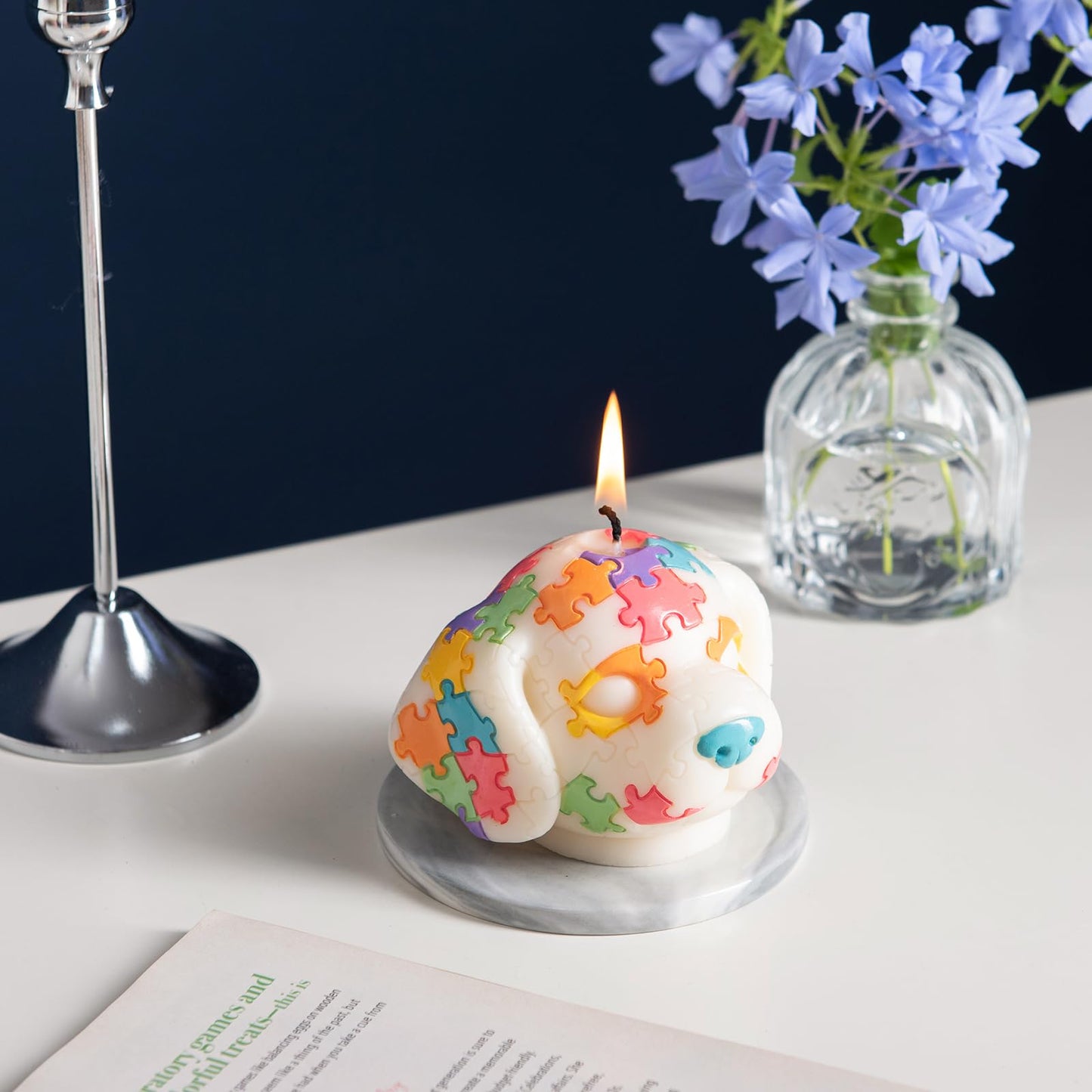 Dog Aromatherapy Vegetable Wax Candle