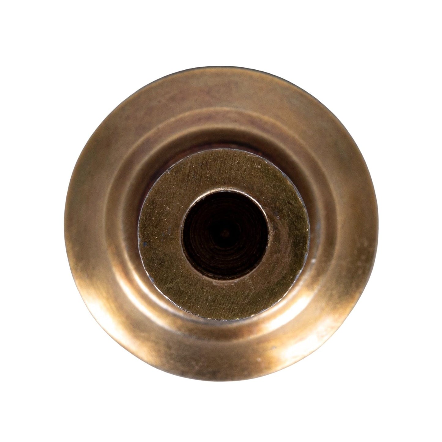Creative Co-Op Antique Cast Aluminum Taper Holder, Gold